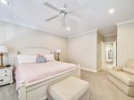 Guest Bedroom with Balcony Access and Private Bath at 20 Knotts Way